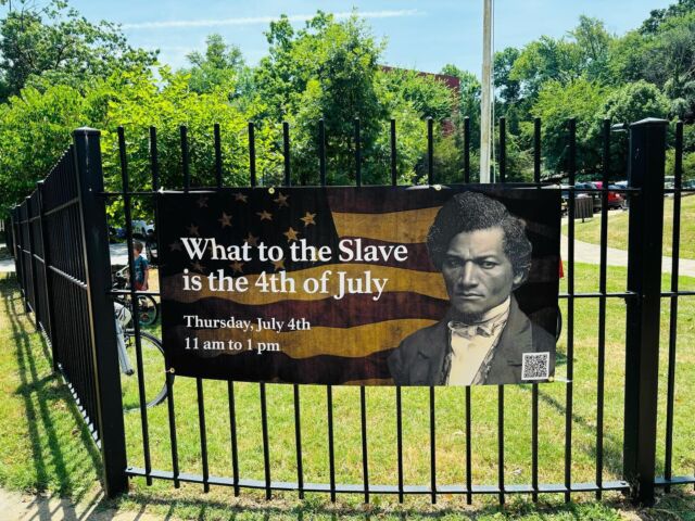 A great way to start off the 4th!! #frederickdouglas #washingtondc #whattotheslaveisthefourthofjuly #ilovehistory